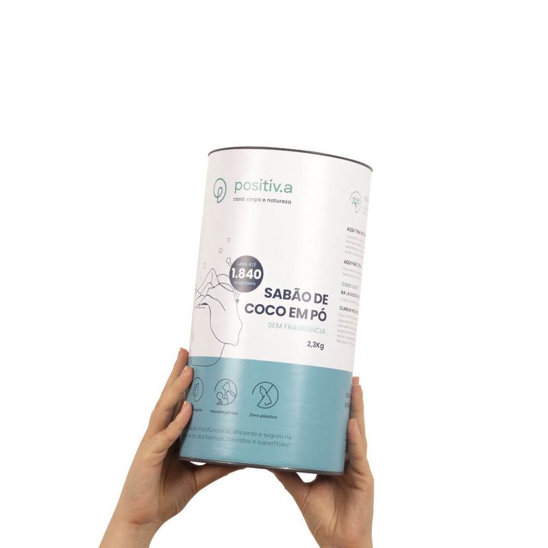Sabão de Coco Em Pó 2,3Kg Positiva  05