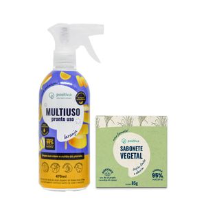 Combo Multiuso 470ml + Sabonete Capim-Limão e Alecrim