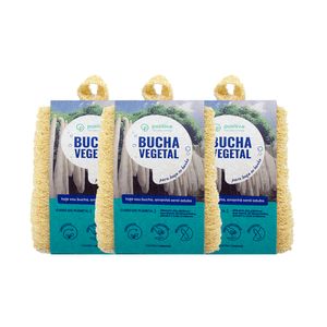 Trio bucha vegetal