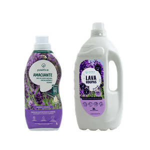 Combo Lava Roupas Lavanda  3L