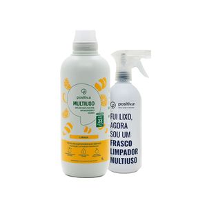 Combo Multiuso Concentrado + Frasco Limpador para Diluição