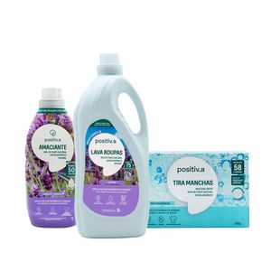 Trio Lava Roupas Lavanda