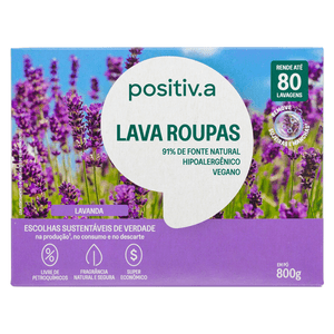 Lava Roupas em Pó Lavanda 800g