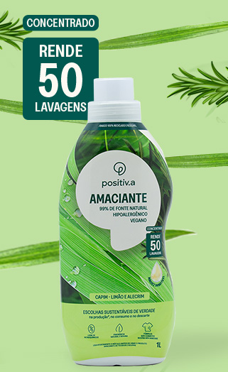 Amaciante: rende 50 lavagens