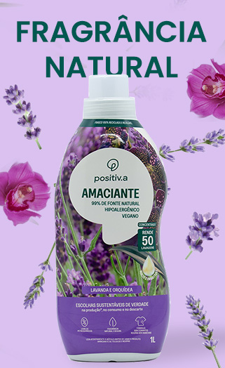 Amaciante: fragrância natural